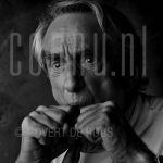 12-05-1998 Paul Huf at studio in Amsterdam on behalf of Schreeuwen project.

[keywords]Black and White Image, Headshot[/keywords]